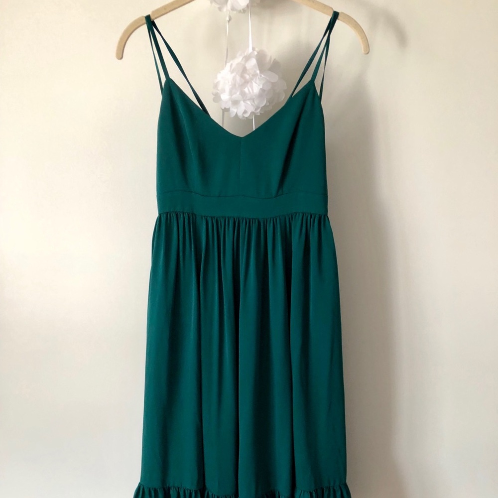 JCrew Bridesmaids Dress - Emerald Green